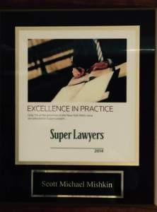 Excellence In Practice Super Lawyers 2014 Scott Michael Mishkin